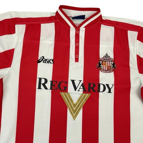 CAMISETA DE FÚTBOL LOCAL ASICS VINTAGE AUTÉNTICA SUNDERLAND 1999 GRANDE ADULTO (BUENA) - Imagen 3 de 7