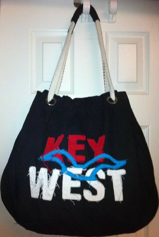 ACCESORIOS DE COLECCIÓN LUCKY 777 - BOLSO DE HOMBRO HOBO GAVIOTA KEY WEST - HECHO EN EE. UU. - XL Foto 4 de 4