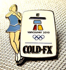 CANADA FIGURE ICE SKATING ... 2010 VANCOUVER OLYMPIC GAMES PIN BADGE  2026
