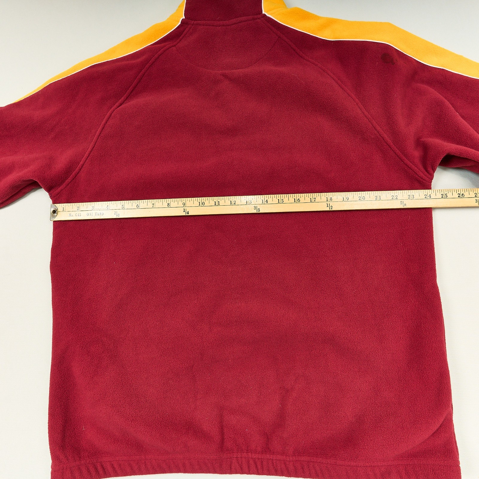 Vintage WASHINGTON REDSKINS Reebok 1/4 Zip Fleece Pullover Old Logo Mens XL view 8