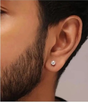 Classic Stud Earring for Men and Women, Golden Color, Fashionable Premium Style