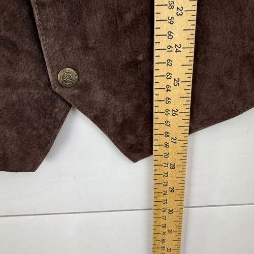 Scully BOAR SUEDE Western Vest XXL Oklahoma COWBOY RANCH SNAP MEN ESPRESSO - Picture 8 of 8