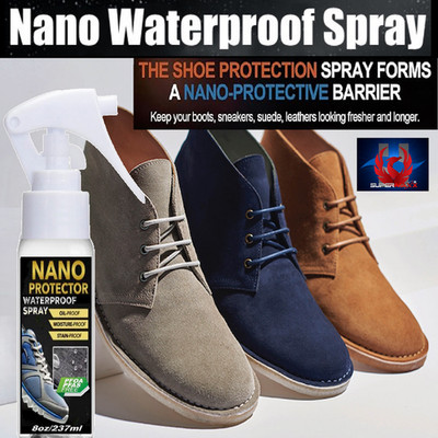 NANO PROTECTOR SPRAY UGG BOOTS WATER REPELLENT SUEDE LEATHER NUBUCK FABRIC -8OZ