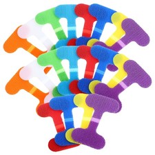 20Pcs Nylon Cable Label Tags Flexible Wire Markers for Home Office Use