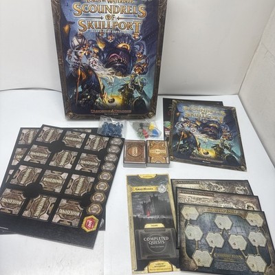 Lords of Waterdeep Scoundrels Of Skullport Expansion Open Box Unpunched 