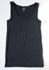 NWT Gap Modern Tank Top Navy Blue Modern Tee T Shirt Women's M Medium
