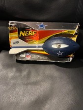 2009 NERF VORTEX MEGA HOWLER DALLAS COWBOYS FLYING FOOTBALL NEW HTF
