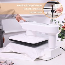 Auto Heat Press Machine,15x15in Smart Digital Transfer 360  Swing Away T-Shirts 