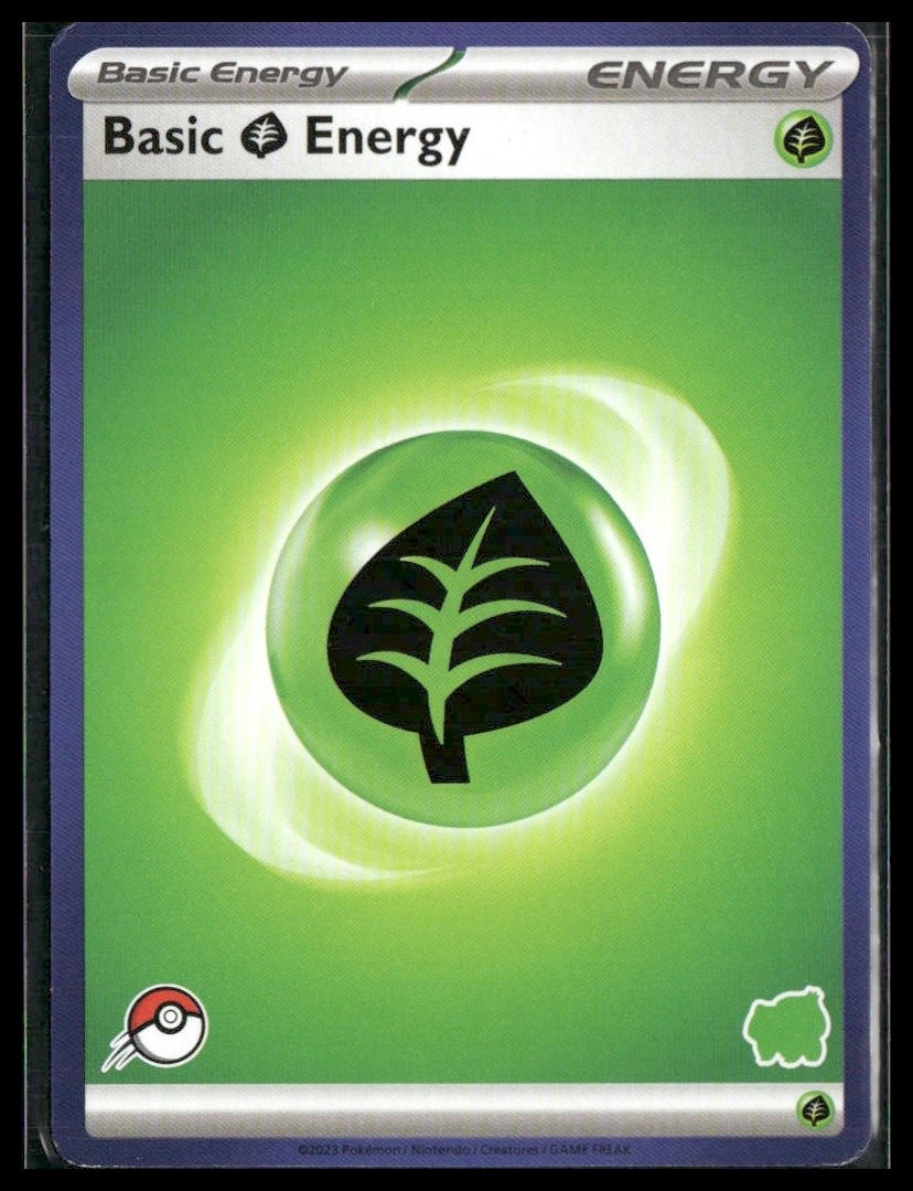 Basic Grass Energy (Blue Border) # My First Battle NM