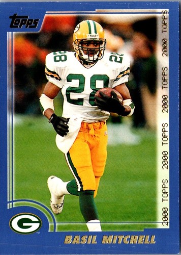 2000 Topps Basil Mitchell #284 Green Bay Packers Football Card | eBay