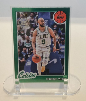2025-26 Topps Basketball Card Derrick Green Foil /99  45th Anniversary Celtics