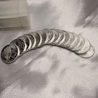 Tube of 15 x 1/2 ounce .999 silver Walking Liberty design rounds [SKUAB20]