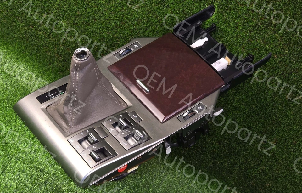 Bisel de palanca de cambios consola central Lexus GX460 14-19 con puerto USD e interruptores botones Foto 3 de 4