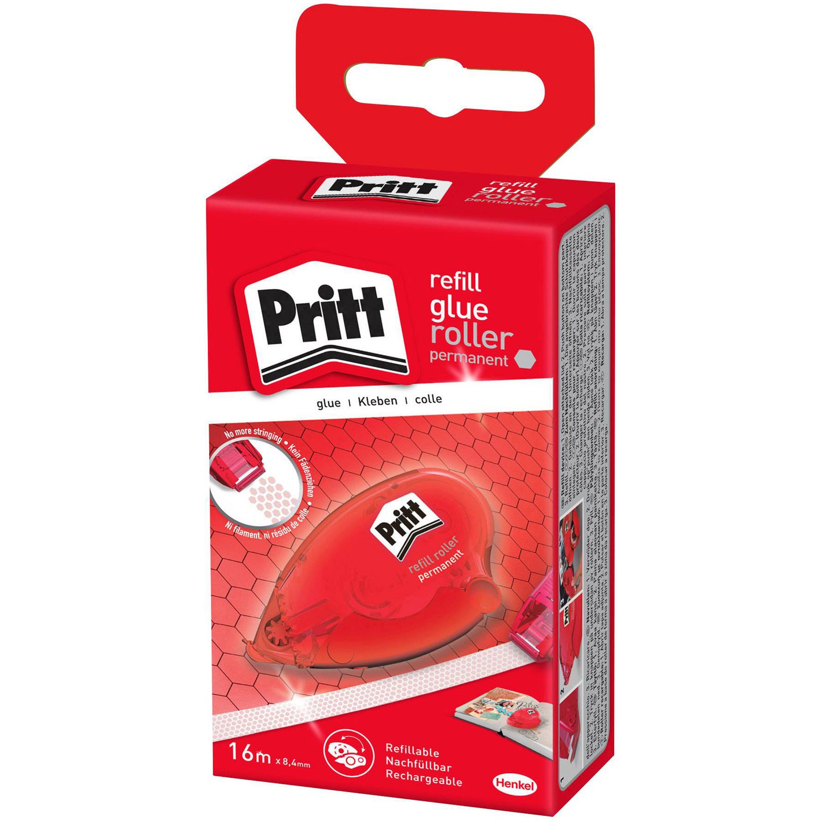 Pritt Conductive Glue Roller Refill Permanent 8.4mm x 16m