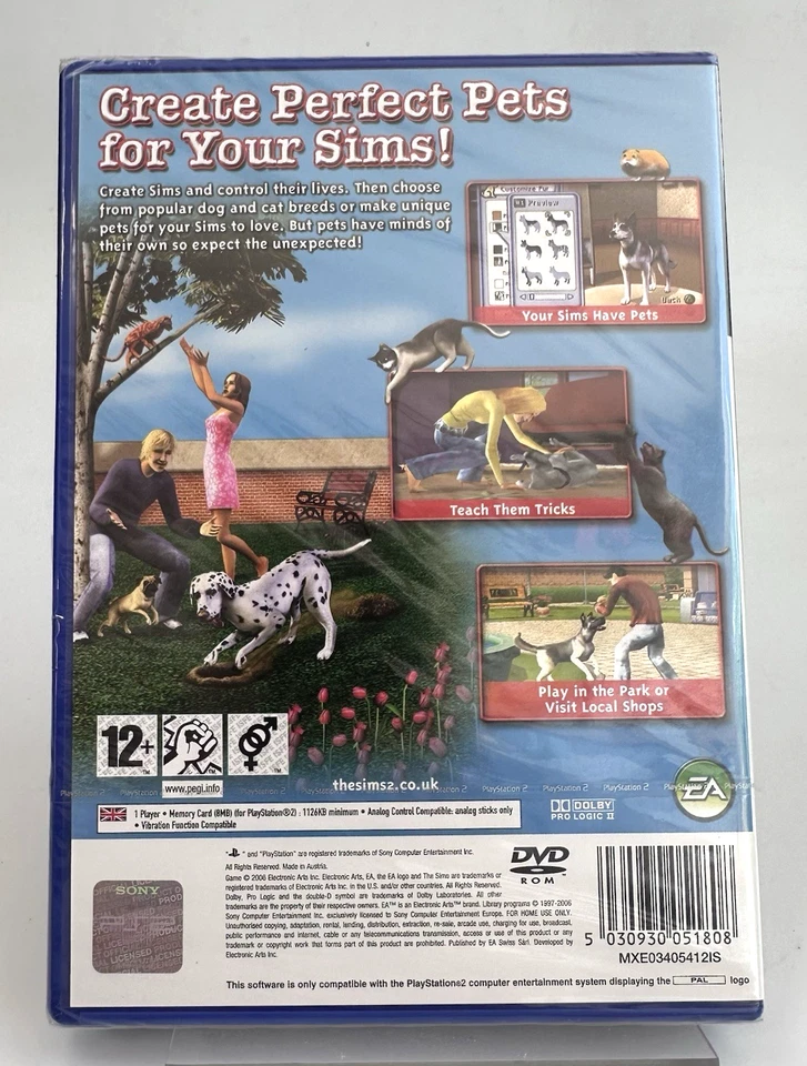 PS2 The Sims 2 Pets, New And Factory Sealed - Image 2 of 4