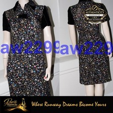 CHANEL nwt Most Wanted 13b Dress cc Logo and Detachable Bow 38 Multi Rare