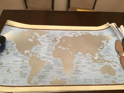 Scratch Off Map of The World   Bucket List Features  New 2018 Germany