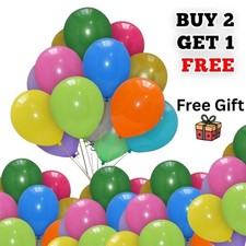 5" 10" 12" inch PLAIN latex balloons WHOLESALE party birthday 100 wedding UK