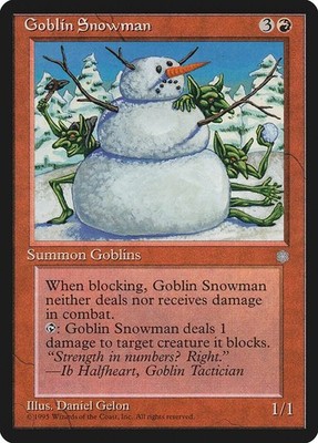 NM Goblin Snowman ICE *B2G1*