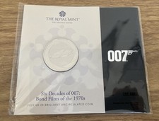2023 Bond Films of the 1970s - £5 Brilliant Uncirculated Coin