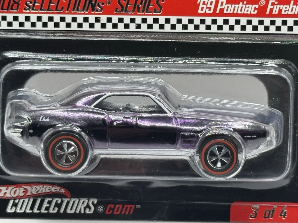 Hot Wheels RLC 2008 sELECTIONs Series 69 Pontiac Firebird - Diecast Real Riders - Image 3 of 4
