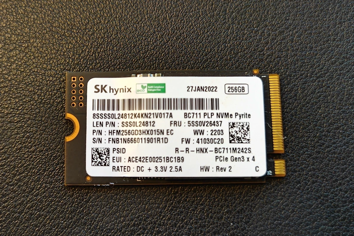 SSD SK Hynix SC401 256 Go M.2 - HFS256G39TNH-73A0A - NEUF