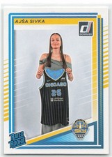 2025 Panini WNBA Donruss Rated Rookie Ajsa Sivka #93 Chicago Sky
