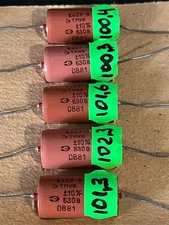 1x K40Y-9 0.1uF-630V (PIO) Test In Photo ! MAKE MATCHED PAIR/QUARTET ! Rare Type