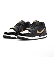 Air Jordan Legacy 312 Low PSBlack Metallic Gold BasketballShoes Boys Size 2.5