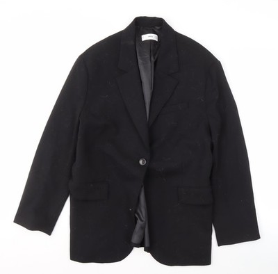 MNG Herren Blazer schwarz XL Einreiher formell
