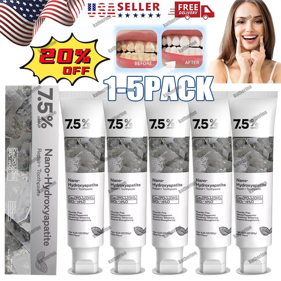 CEELIKE 7.5% Nano Hydroxyapatite Toothpaste - Sensitivity Relief & Remineralize