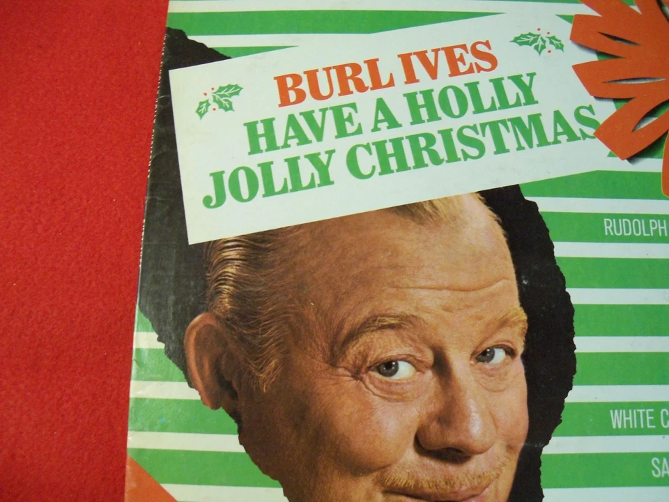 BURL IVES 70'S HOLIDAY LP "HAVE A HOLLY JOLLY CHRISTMAS" CLASSIC VINTAGE VINYL! - Image 3 of 4