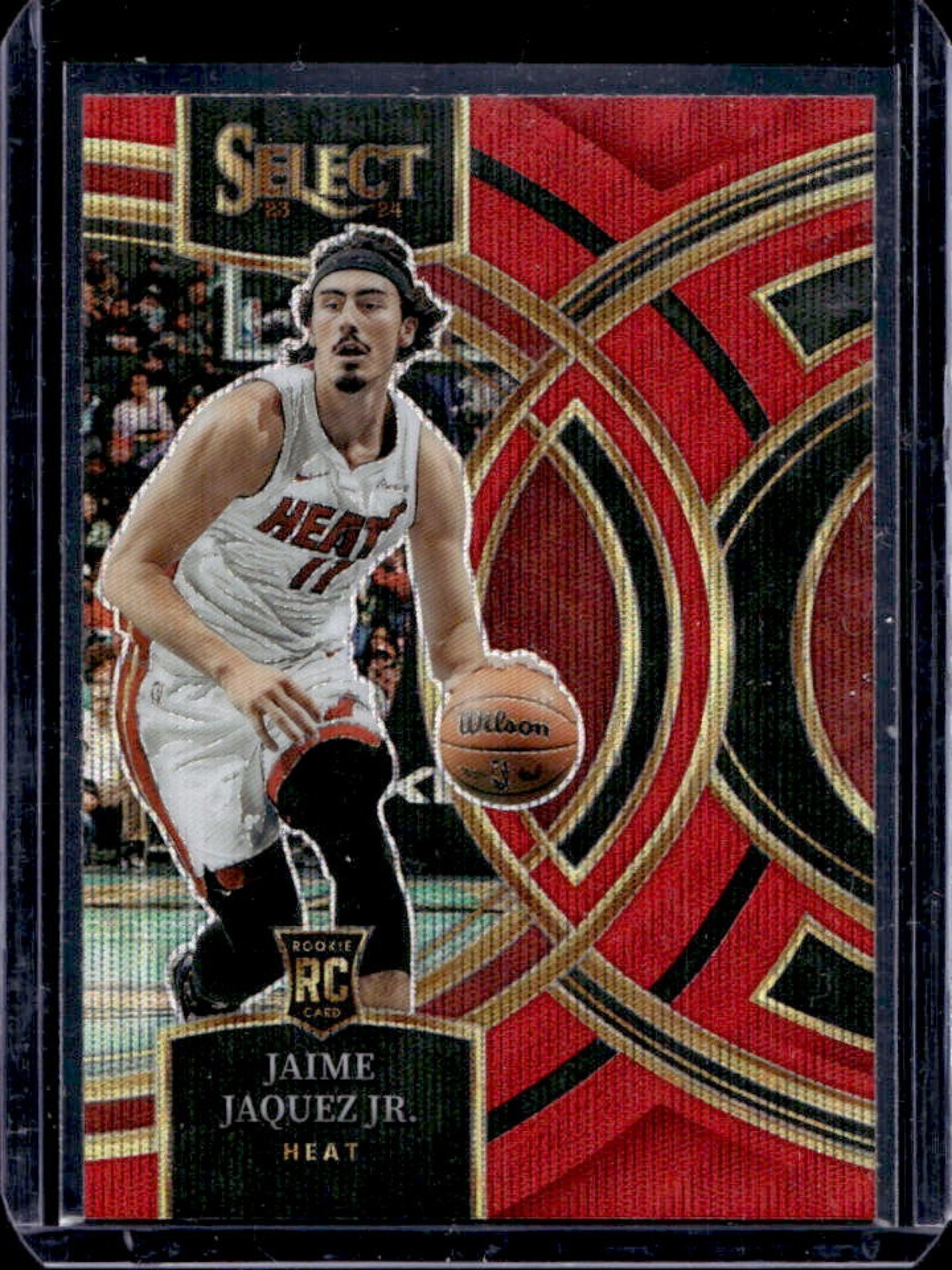 2023-24 Select Jaime Jaquez Jr. RC Red Wave Prizm Premier Level #102 Heat