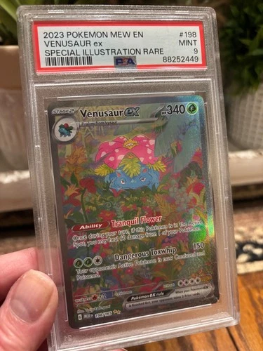 Venusaur ex 198/165 Sv: Scarlet & Violet 151 Holo PSA 9