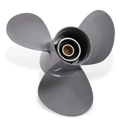 PROPELTECH OEM Aluminum 11 1/4x13 Outboard Boat Propeller fit Honda Engines 30-65 Hp 13 ...