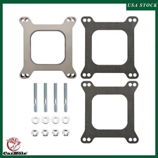 1" Thick Phenolic Carburetor Spacer Open Center Fits Holley AFB SBC BBC 4 BBL