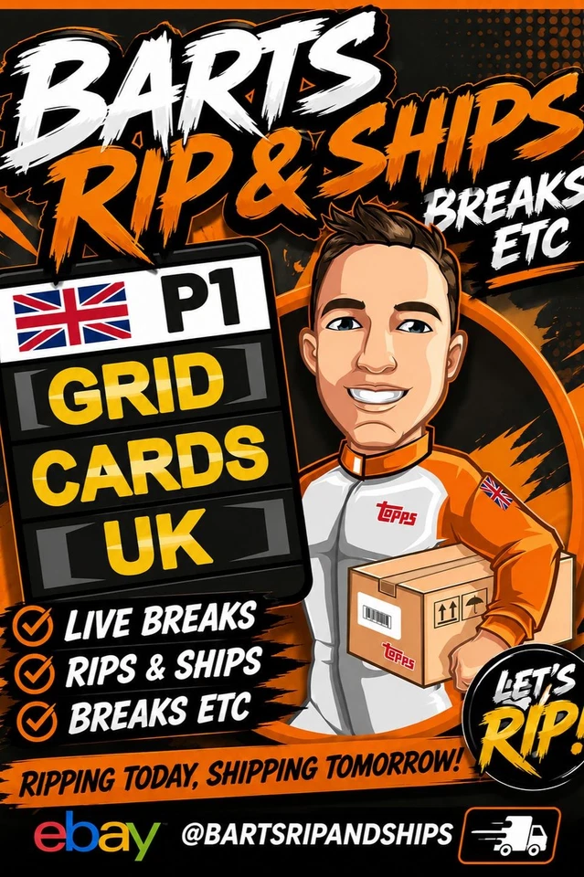 Grid Cards LIVE - F1 & Multi-Sport - Packs/Breaks/Singles/Boxes RIPPED LIVE