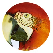 New in Box - Vista Alegre Olhar O Brasil - Charger Plate Red Macaw