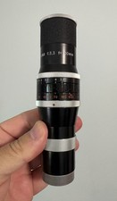 Kern Paillard Yvar 100mm F3.3 C Mount Lens For Bolex H16 16mm Movie Camera