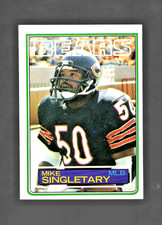 Mike Singletary Chicago Bears RC Rookie Topps Card #38 NM