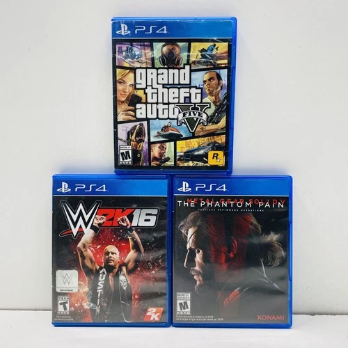 Grand Theft Auto V & Other Games - PlayStation 4