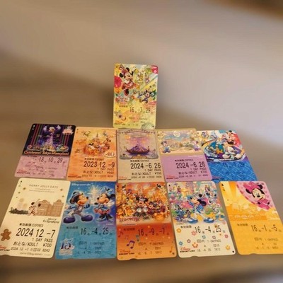 Disney Resort Line Free Pass Ticket Set of 11 Japan Japan Official