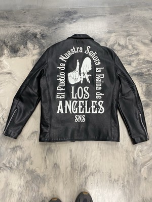 Vanson Leather Jacket Estevan Oriol Black Medium Authentic Venice