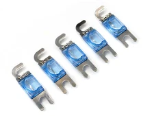 KnuKonceptz Silver Plated Mini ANL 20A Fuse 5pk MIDI AFS