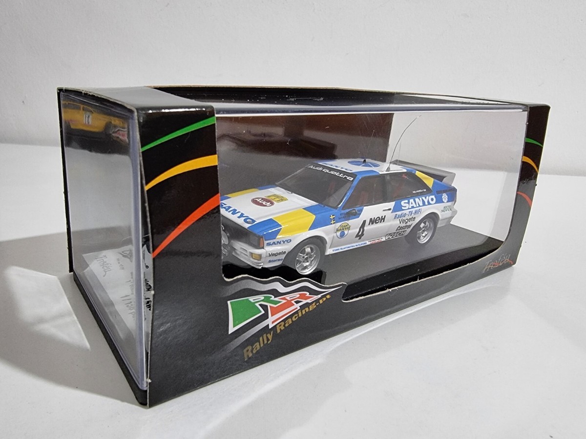 Diecast model cars Audi Quattro 1/43 Trofeu No.2 Belga Rallye Boucles de Spa 1983
