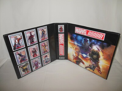 marvel card binder Custom Made 3 Inch Marvel 2016 Annual Trading Card Binder
