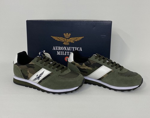 Sneaker in pelle martellata - Aeronautica Militare - PrestigeModaUomo