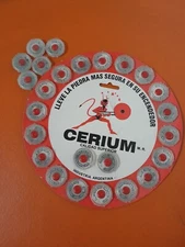 antique unique 1970-80s lighter flints in advertising blister 150 flints cerium