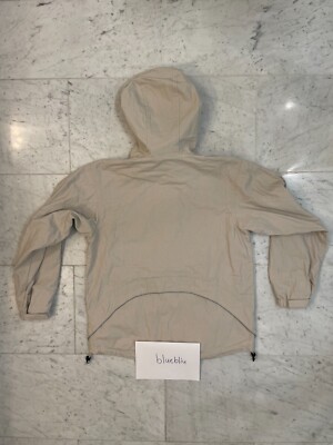 Palace Deflector 1/2 Zip Jacket - Stone White, Size S, BNWT (fits 