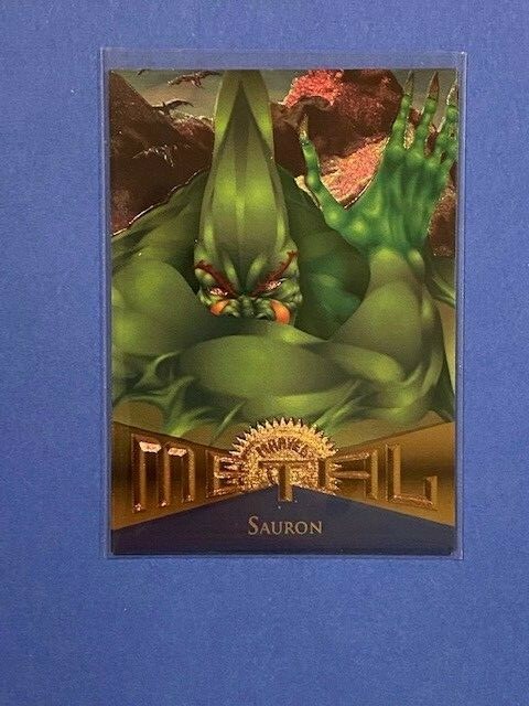 1995 Fleer Marvel Metal Base #116 SAURON Combo Shipping NM or Better💥*